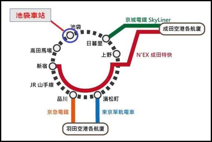 Ikebukuro Colorbee Hostela Tokió Kültér fotó